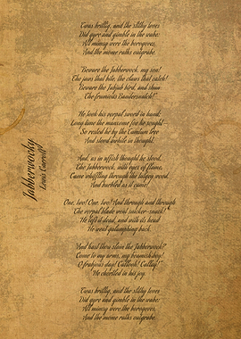 Jabberwocky Lewis Carroll