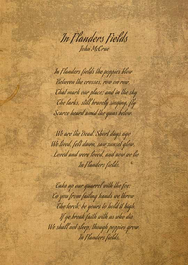 In Flanders Fields McCrae