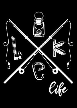 Lake Life Cute Fisherman