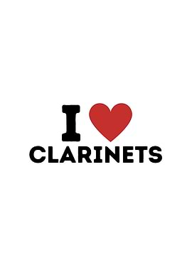 I Love Clarinets Simple