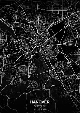 Hanover Germany city map
