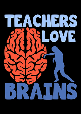 Halloween Teacher Brain