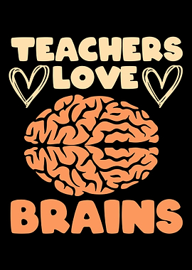 Halloween Teacher Brain