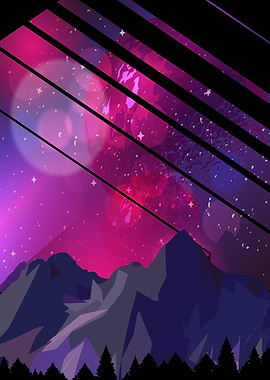 Mountain Landscape Space