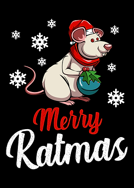 Merry Ratmas Rat Animal Ch