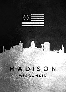 Madison Wisconsin Skyline
