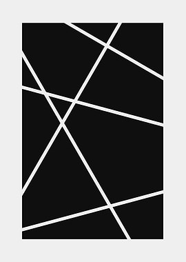 White lines black pieces