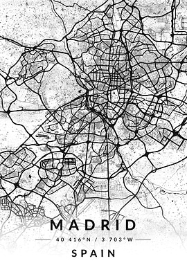 Madrid Spain Map