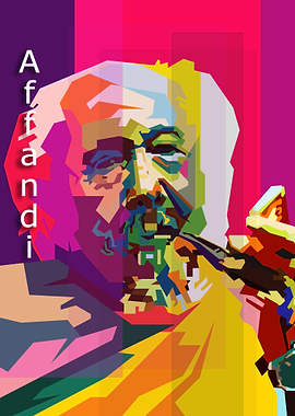 Affandi Pop Art WPAP