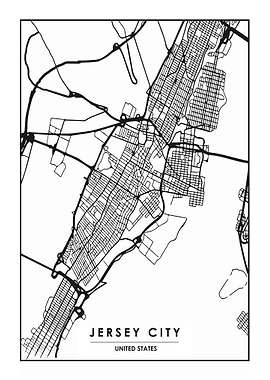 Jersey City Map