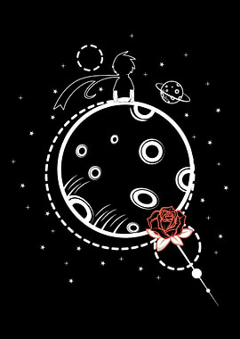 Moon Rose Nature Person Gi