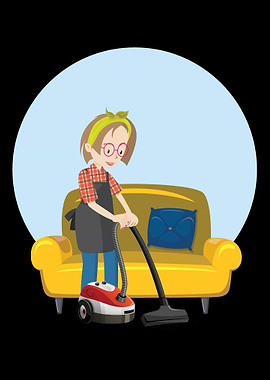 Woman Clean Janitor Janito