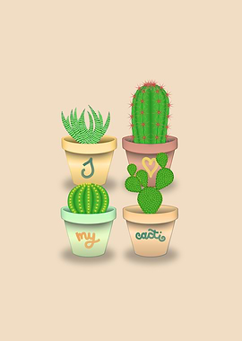 Cactus quartet