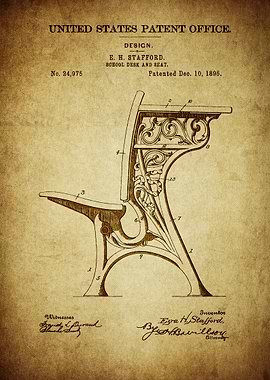 School Desk and Seat