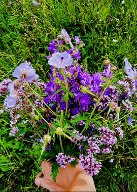 Lilac Field flower bouquet
