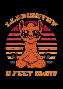 Llamastay 6Ft Away Yoga