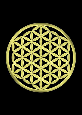Flower Of Life Yoga Symbol
