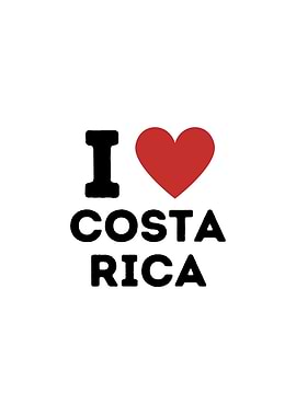 I Love Costa Rica Simple