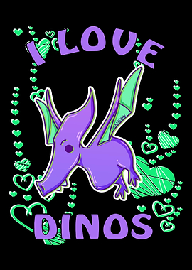 Pterosaur dinosaurs heart