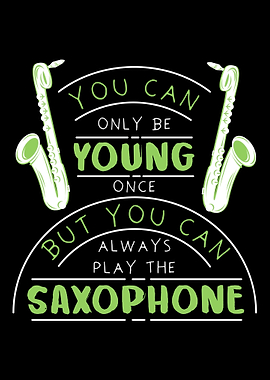 Two Green Saxos Sax