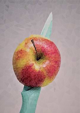Knife through Apple