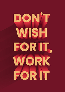 3d motivational quote