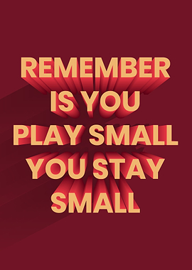 3D Motivational Quote