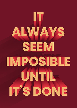 3D Motivational Quote