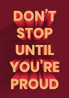 3D Motivational Quote