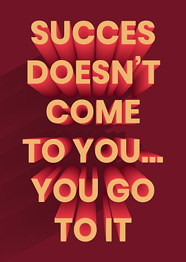 3D motivational quote