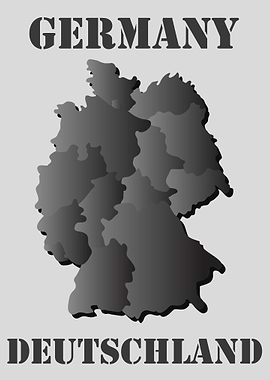 Germany Deutschland Map