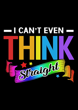 LGBT Rainbow Straight