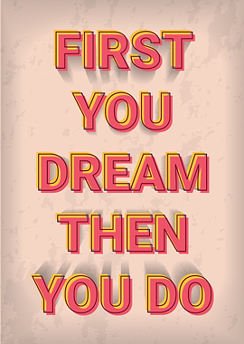 Vintage Motivation Quote