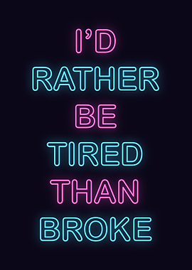 Neon Motivational Quote