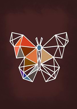 Butterfly Geometric line