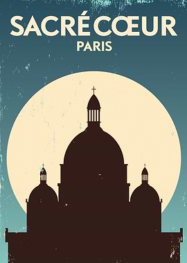France Poster SacrCoeur