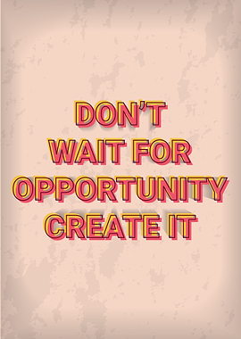 Vintage Motivation Quote