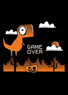 FUNNY DINOSAUR HALLOWEEN