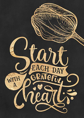 Start with grateful heart