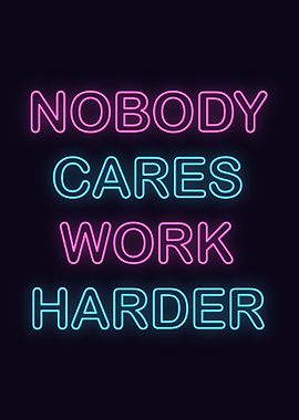 Neon Motivation Quote