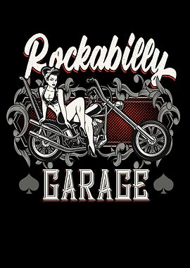 Rockabilly Garage Biker