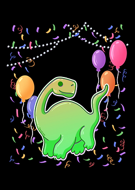 Party Diplodocus dinosaur