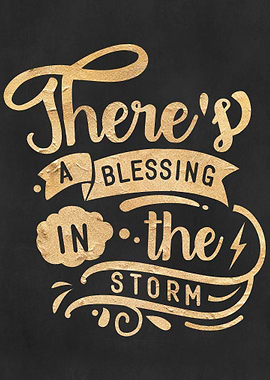 A blessing in the storm