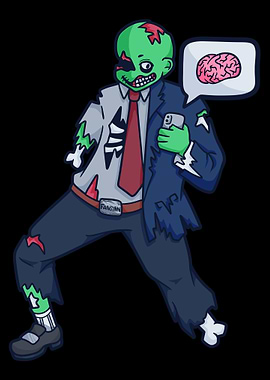 Smombie Zombie phone