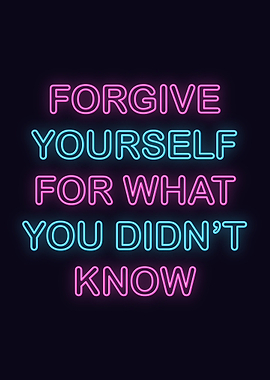 Neon Motivation Quote