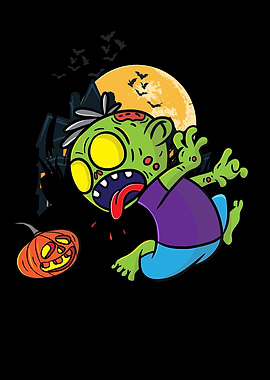 Funny Halloween Zombie