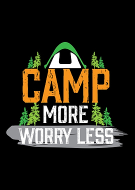 camping camper campfire te