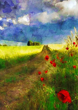 Flowers Beside The Road