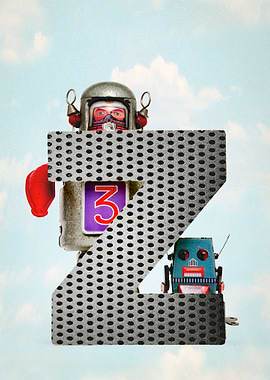 Big letter Z robot