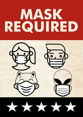 MASK REQUIRED Cat Alien